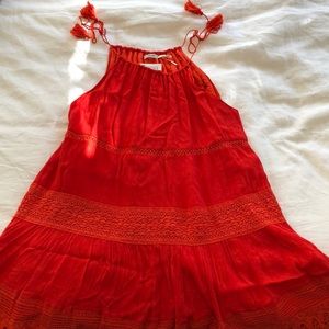 NWT Urban Outfitters Red Mexican Themed Dress